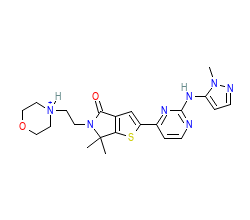 2D structure of the orthosteric ligand