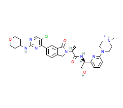2D structure of the orthosteric ligand