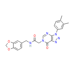 2D structure of the allostericligand