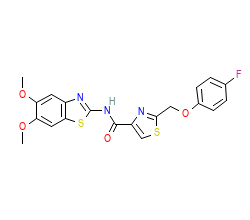 2D structure of the allostericligand