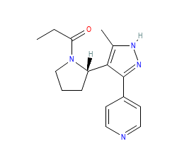 2D structure of the orthosteric ligand