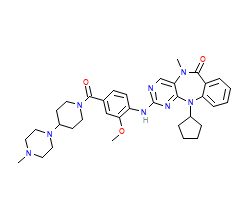 2D structure of the orthosteric ligand