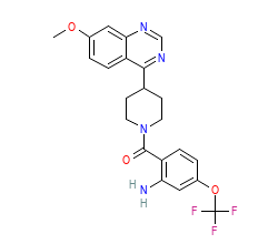 2D structure of the orthosteric ligand
