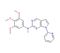 2D structure of the orthosteric ligand