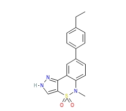2D structure of the allostericligand
