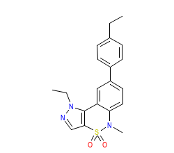 2D structure of the allostericligand