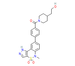 2D structure of the orthosteric ligand