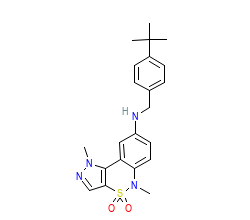 2D structure of the allostericligand
