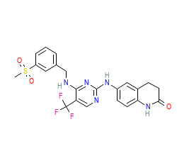 2D structure of the orthosteric ligand