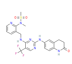 2D structure of the orthosteric ligand