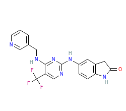 2D structure of the orthosteric ligand
