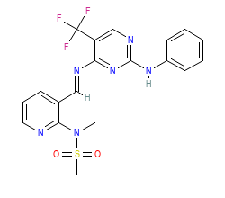 2D structure of the orthosteric ligand