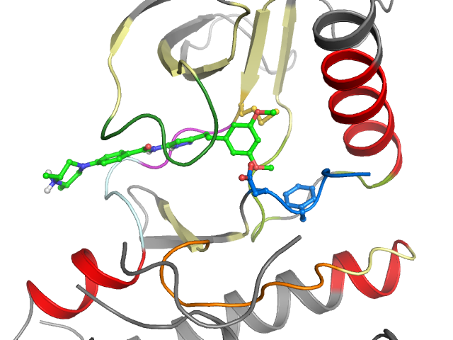 The orthosteric binding pocket