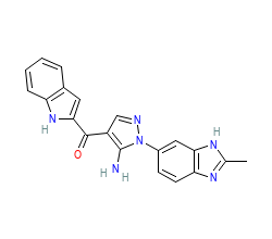 2D structure of the orthosteric ligand