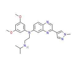 2D structure of the orthosteric ligand