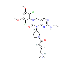 2D structure of the orthosteric ligand