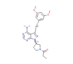 2D structure of the orthosteric ligand