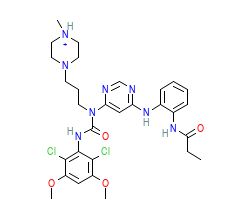 2D structure of the orthosteric ligand