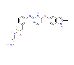 2D structure of the orthosteric ligand