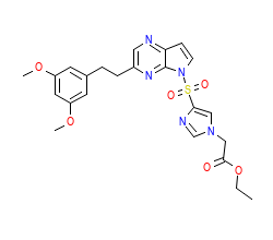 2D structure of the orthosteric ligand