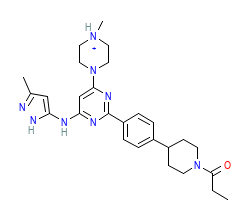2D structure of the orthosteric ligand
