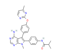 2D structure of the orthosteric ligand