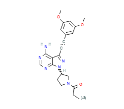 2D structure of the orthosteric ligand