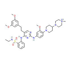 2D structure of the orthosteric ligand