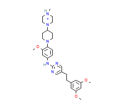 2D structure of the orthosteric ligand