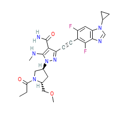 2D structure of the orthosteric ligand