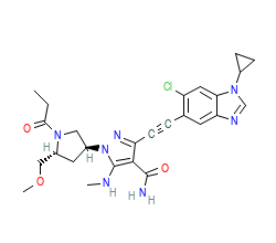 2D structure of the orthosteric ligand