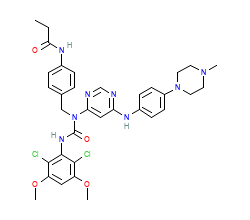 2D structure of the orthosteric ligand