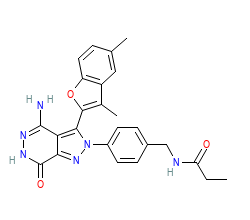 2D structure of the orthosteric ligand