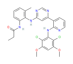 2D structure of the orthosteric ligand