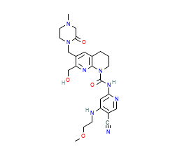 2D structure of the orthosteric ligand