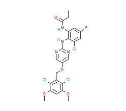 2D structure of the orthosteric ligand