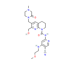 2D structure of the orthosteric ligand