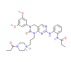 2D structure of the orthosteric ligand