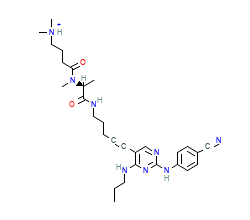 2D structure of the orthosteric ligand