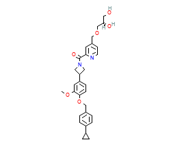 2D structure of the orthosteric ligand