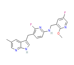 2D structure of the orthosteric ligand