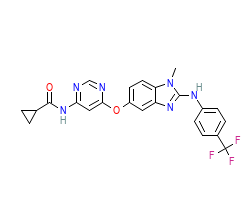 2D structure of the orthosteric ligand
