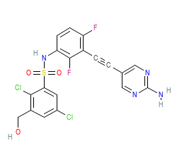 2D structure of the orthosteric ligand