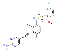 2D structure of the orthosteric ligand