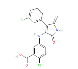 2D structure of the orthosteric ligand