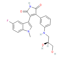 2D structure of the orthosteric ligand