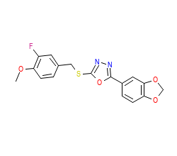 2D structure of the orthosteric ligand