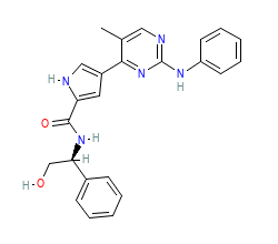 2D structure of the orthosteric ligand