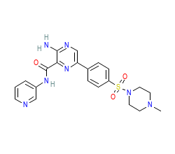 2D structure of the orthosteric ligand