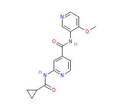 2D structure of the orthosteric ligand
